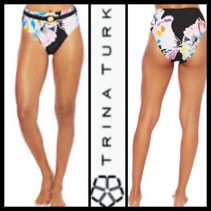 NWT Trina Turk Seychelles High Waist Bottoms